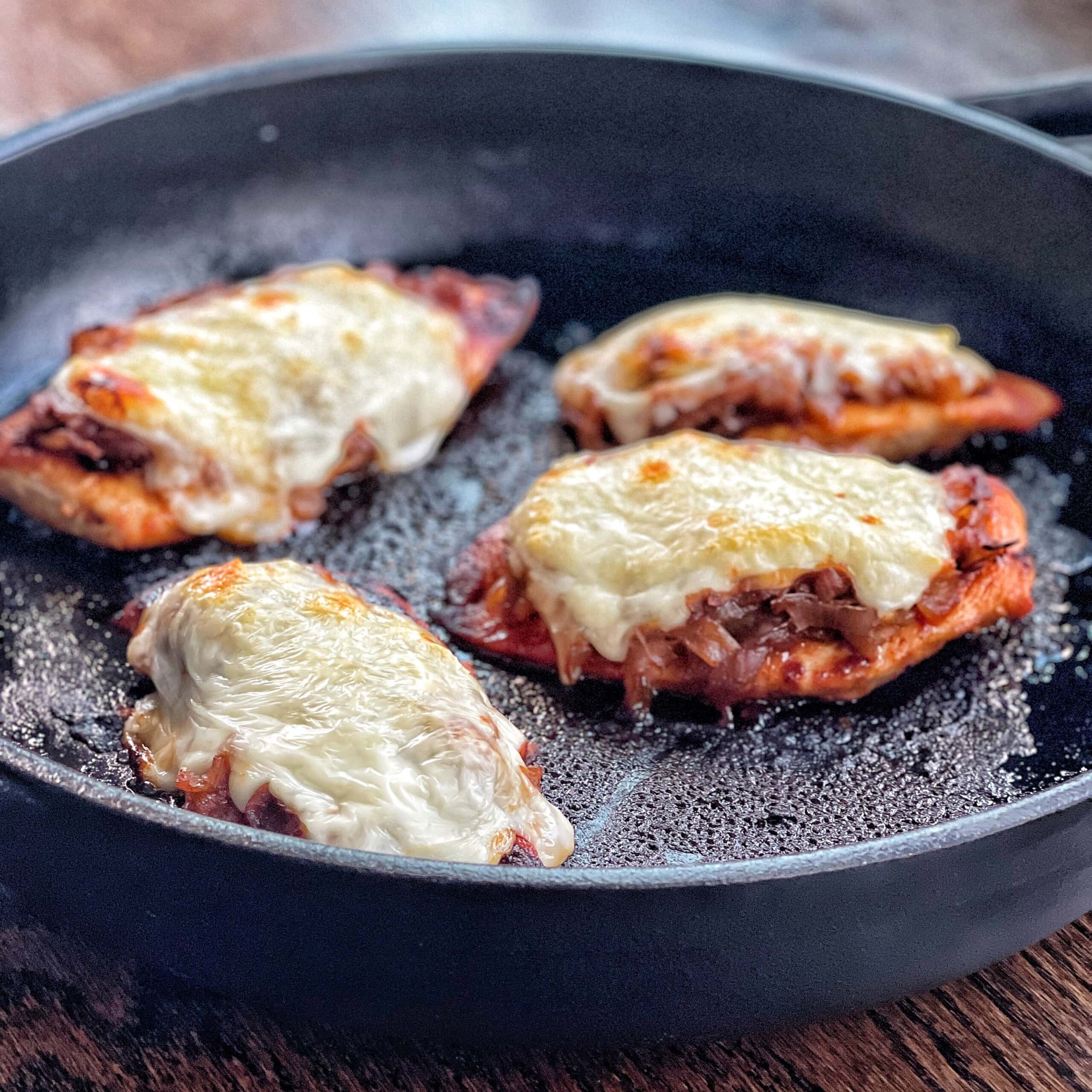 Sweet & Savory BBQ Chicken with Melted Caramelized Onions